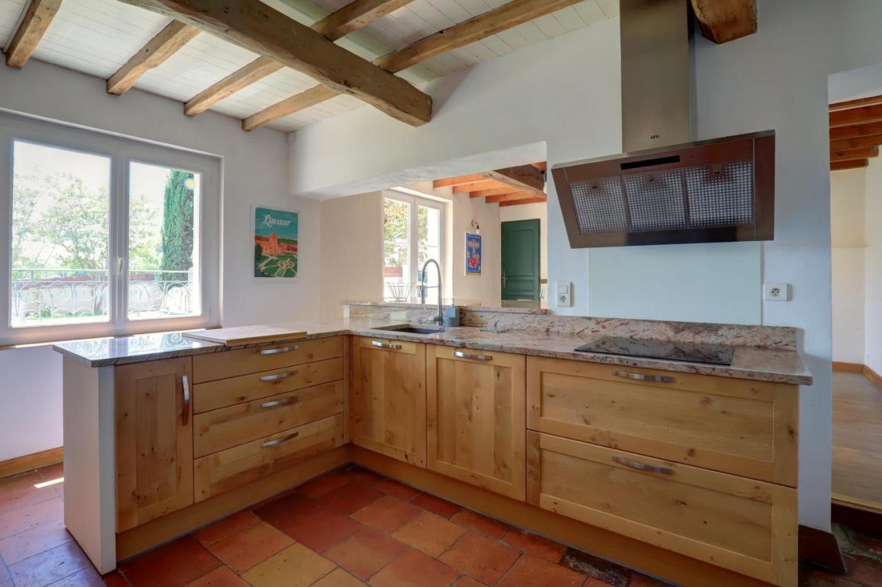 Gîte la grappe Occitane - 14 personnes - piscine privée Ambres Exterior foto